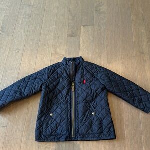 Boys Polo quilted jacket size 3T VGUC